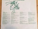 Kiss Peter Criss Signed Solo Album Insert