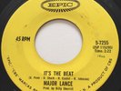 NORTHERN SOUL Major Lance IT'S THE BEAT Epic 45 very rare Canadian pressing
