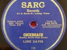 Link Davis Cockroach b/w Mr. Houston Sarg 78 RPM