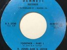 D. Jones B. Joyce Together Part 1 & 2 7” Single 45 Bennett Rare Funk Soul Breaks