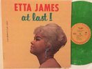 ETTA JAMES - AT LAST  - 2016 JACKPOT RECORDS GREEN VINYL LP reissue NM/NM