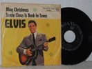 ELVIS Blue Christmas + Santa Claus is Back in Town RARE german PS picture sleeve