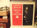 Lightnin' Hopkins, SMOKES LIKE LIGHTNING, Prestige Bluesville trident label 1964