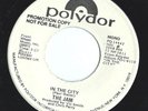 THE JAM -  In The City  -  POLYDOR   -  7