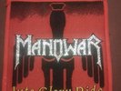 manowar into glory ride patches X 2