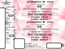 2 places en Fosse concert U2 Paris Bercy le 12 septembre 2018