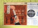 Bach Musical offering Münchinger Decca SXL 2204 WBg original NM