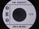 JIM BURGETT: This Is The Night / Pauline 45 (tol) Rockabilly