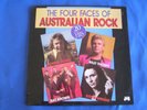 THE FOUR FACES OF AUSTRALIAN ROCK - RAY BROWN,STEVIE WRIGHT, THORPE OZ LP RECORD