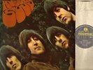 THE BEATLES rubber soul (original uk mono) LP EX-/EX- PMC 1267 parlophone 1965
