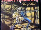 4 X IRON MAIDEN VINYL LP-piece of mind/somewhere in time/powerslave/seventh son