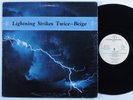 BEIGE Lightning Strikes Twice LVR LP autograph