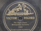 Victor 7-Inch Record 284 The Night Alarm Metropolitan Orchestra