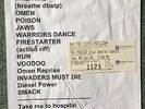 The Prodigy - Setlist, Wristband & Ticket Stub - Southend 26/01/10