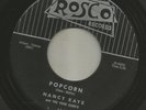 ROCKABILLY SURF bw/ POPCORN INSTROS- NANCY KAYE & FOUR ECHO'S -HEAR -1962 ROSCO