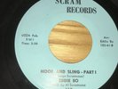 EDDIE BO..HOOK AND SLING... RARE USA ISSUE SINGLE SCRAM 117 EX CON