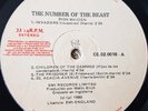 IRON MAIDEN Number of the Beast LP RARE South America PEERUVIAN Heavy Metal