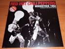 RED HOT CHILI PEPPERS, WOODSTOCK 1994 BROADCAST,RED WHITE SPLATTER, SAUGERTIES