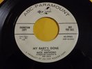 PROMO ROCK N ROLL 45...NICK ANTHONY...MY BABY'S GONE...ABC- PARAMOUNT 45-9985