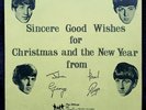 Beatles 63 Original Xmas Flexi Fan Club+Envelope NEAR MINT Can’t Get Any Better