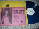 DAVID BOWIE IN AMERICA   (Pig) TRADE MARK OF QUALITY   Blue Record LP  BOOTLEG