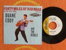 DUANE EDDY & THE REBELS Forty Miles Of Bad Road 45 rpm w/ PICTURE SLEEVE Jamie