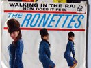 HEAR Ronettes 45 Walking In The Rain/How Does It Feel picture sleeve soul R&B