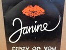 JANINE CRAZY ON YOU / CANDY OG UK STILLETTO RECORDS 7