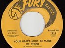 LITTLE JUNIOR LEWIS - Fury - Your Heart Must Be Made of Stone - VG/VG+ NORTHERN