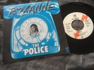 The Police Roxanne `78 rare promo 45 A&M Germany Sleeve blue Telephone CBS BLITZ