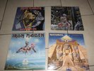 Iron Maiden - 4 LPs - Powerslave, Somewhere in time, Seventh son, No prayer for