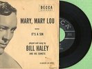 BILL HALEY / Mary Lou, It's A Sin / DECCA 9-30530 Press USA 1957 EP VG+