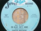 BLUES/NORTHERN SOUL 45: CARTER BROTHERS Booby Trap Baby/So Glad She’s Mine JEWEL