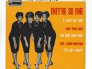 THE CHIFFONS UK 7'' EP THEY'RE SO FINE IN EX/EX  CON