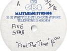 FIVE STAR - FIND THE TIME (UK CBS 10