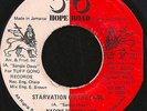 NADINE SUTHERLAND - Starvation On The Land - 56 HOPE  ORIG JA PRESS REGGAE 45 7