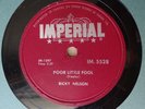 1958 Teen Rock 78 rpm RICKY NELSON Poor Little Fool  IMPERIAL 5528 Canada