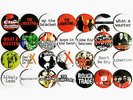 The Libertines 2002-2004 Badge Set - 28 Quality Pin Button Badges (Pete Doherty)
