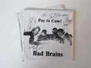 1981 BAD BRAINS PAY TO CUM AUTOGRAPH MINOR THREAT VINYL RASTA DC NYC HARDCORE