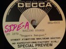 ACETATE   ROLLING STONES   SOUTH AFRICA   BEGGARS BANQUET   SPECIAL PREVIEW