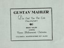 249g4.  Bruno Walter - Das Lied von der Erde (Mahler) - Columbia MM-300 (7 rec)