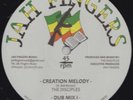 ** THE DISCIPLES  CREATION MELODY  12in TUF MELODICA STEPPER  3 HEAVYWEIGHT DUBS