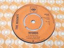 THE REGENTS WORDS / WORRYIN' KIND 45 UK CBS 1966 MOD BEAT