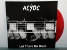 AC/DC - Let There Be Rock RE-LP Transparent Red Color Vinyl Rare 200cop Voltage