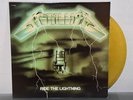 Metallica Ride The Lightning LTD LP Green CVR Yellow Color Vinyl RARE 100 EX/EX