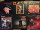 Black Sabbath & Ozzy Osbourne 6 Vinyl Record Album Lot: Paranoid Blizzard Of Oz