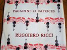 Paganini: 24 Caprices - Ruggiero Ricci - Decca SXL 2194 ED1 BB Spain