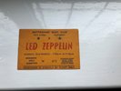 LED ZEPPELIN CONCERT TICKET FROM 1971 - NOTTINGHAM BOAT CLUB