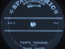 Latin 78 DANIEL SANTOS Tanta Vanidad SPANORAMIC HEAR