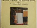 ACOUSTIC RESEARCH DEMONSTRATION RECORD  SPAIN 1972 EXC  rare